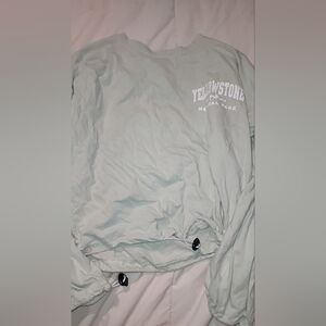 Yellowstone National Park Sweatshirt - Light Green